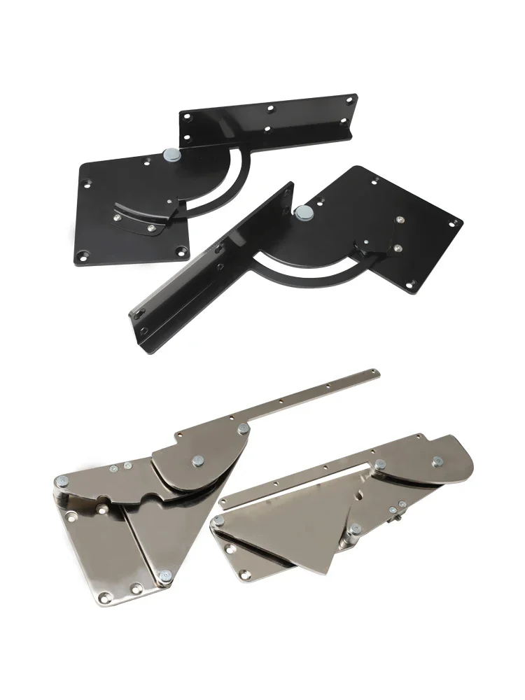 Flip up and down panel folding table hardware accessories clothing bookcase dining  hidden multi-functional small apartment