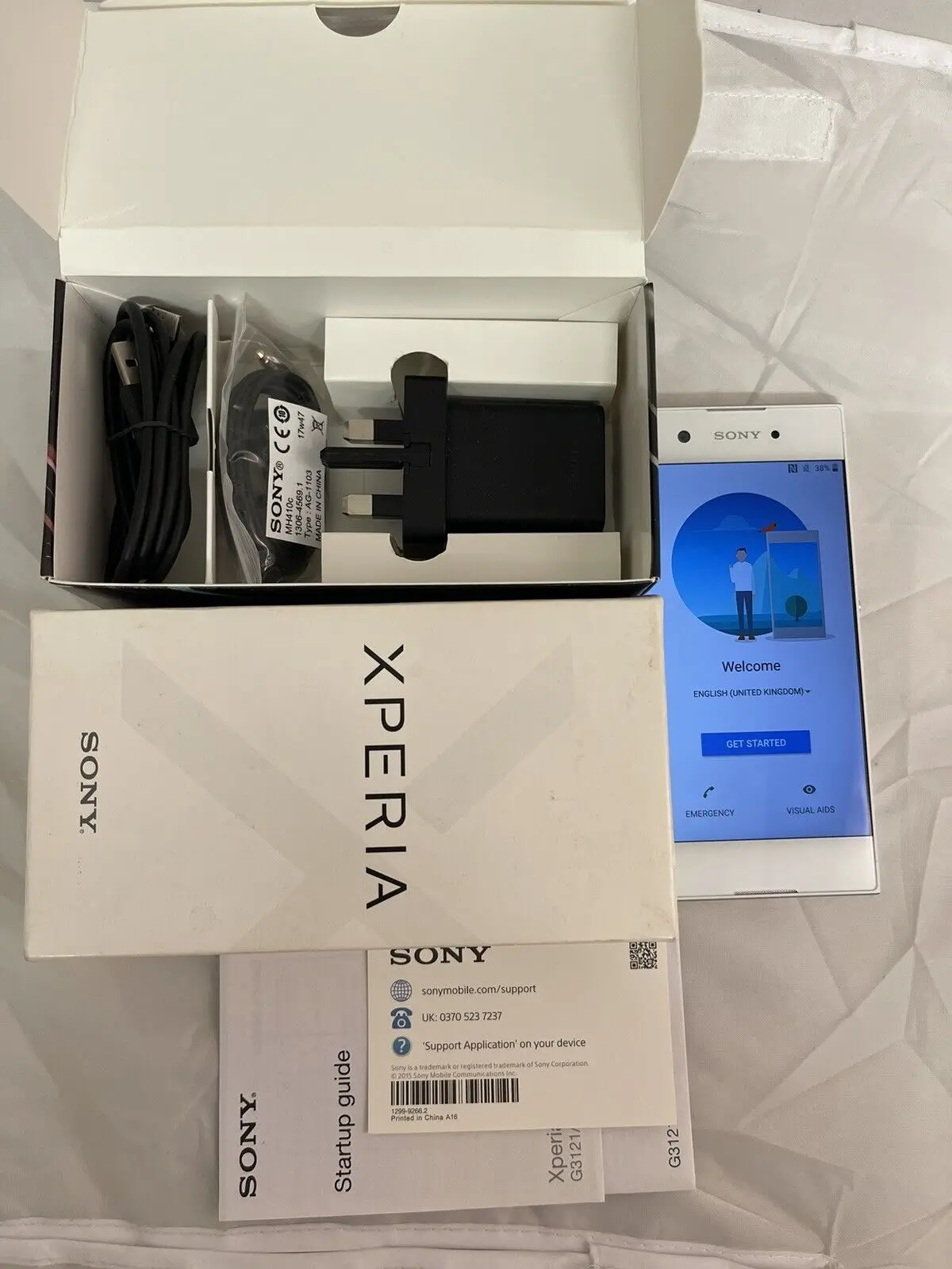 هاتف Sony Xperia XA1 3GB RAM + 32GB ROM بشريحتين فردي/مزدوج 5.0 بوصة أندرويد 23MP 4G LTE هاتف ذكي أصلي GPS WIFI غير مقفول xa1