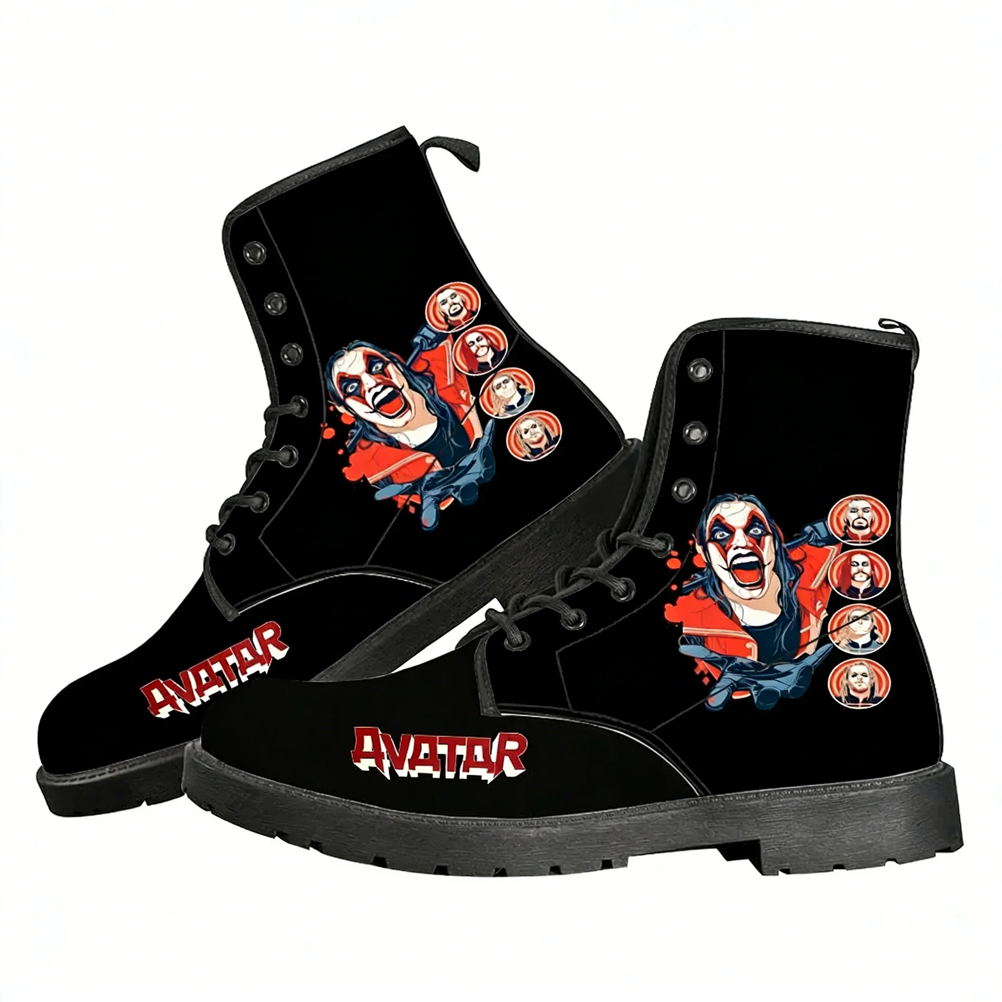 

Avatar Rock Band Casual Boots Mens Womens Teenager Shoes Retro Street 3D Water proof Boot Outdoor Customize Made Boots