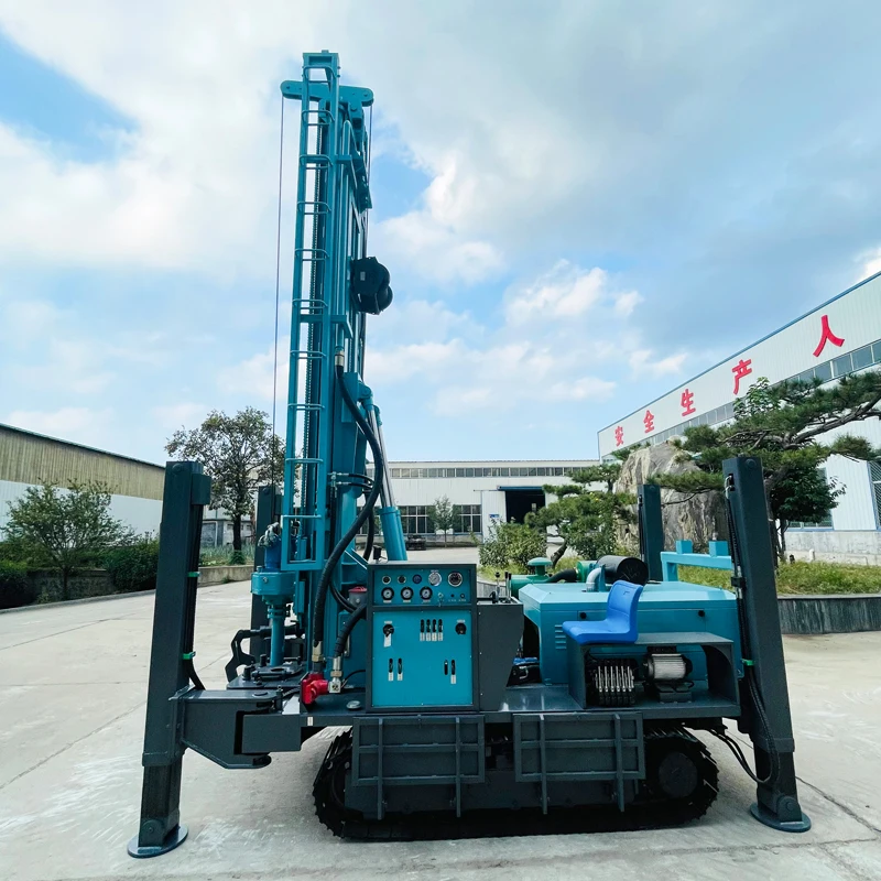 Impianto di perforazione idraulico del pozzo d'acqua montato su pista profonda del cingolo di vendita della fabbrica per la roccia dura 260M