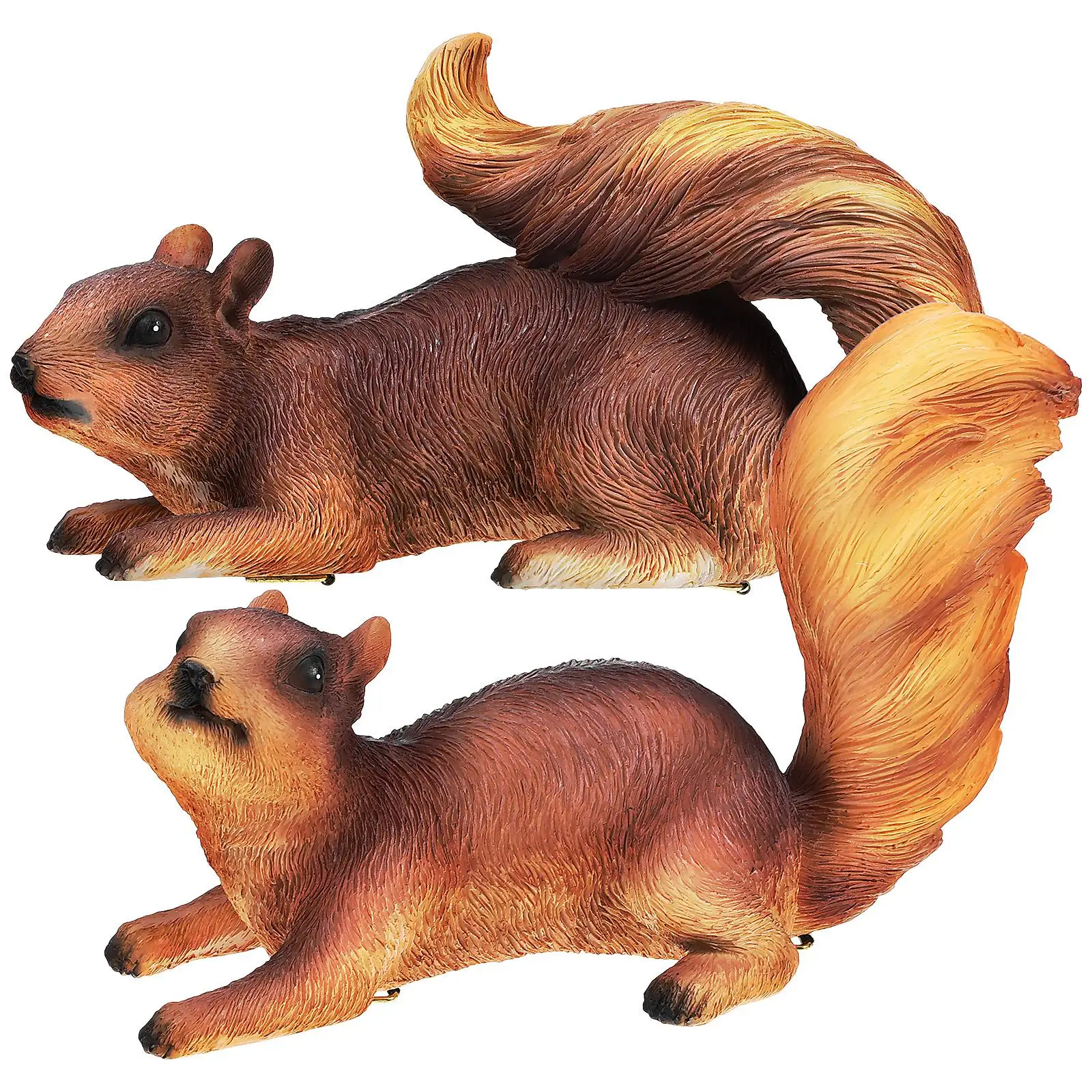 

Simulation Squirrel Resin Pendant Sculptures Lifelike Decor Garden Lawn Tree Indoor Shelf Statue Squirrel Model Landscape