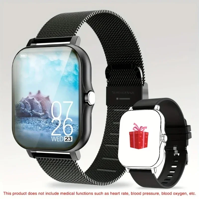 

Full Touch Wireless Calling SmartwatchFitness Tracker Watch for SmartphoneConnection for Android IOS Phones Christmas