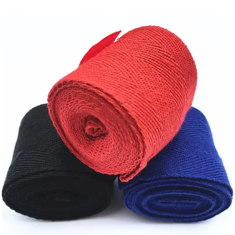 1PCS Cotton Boxing Bandage Wrist Wraps Combat Protect Sport Gloves Kickboxing Muay Thai Training Competition Gloves 2.5M