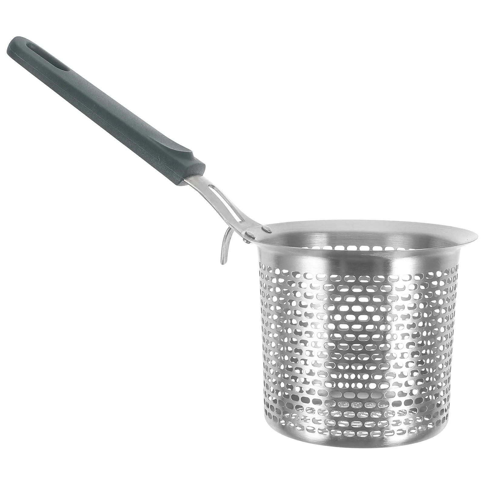 

Stainless Steel Hot Pot Strainer Spider Ladle with Non-Slip Handle Fine Mesh Basket for Pasta Frying Cooking Kitchen Tool