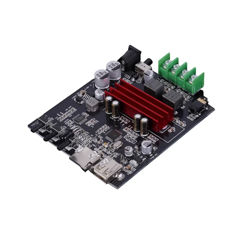 TPA3116D2 Bluetooth 5.3 Stereo Power Amplifier Board 100W+100W USB Flash Disk PCM5102 Decoding Lossless Player