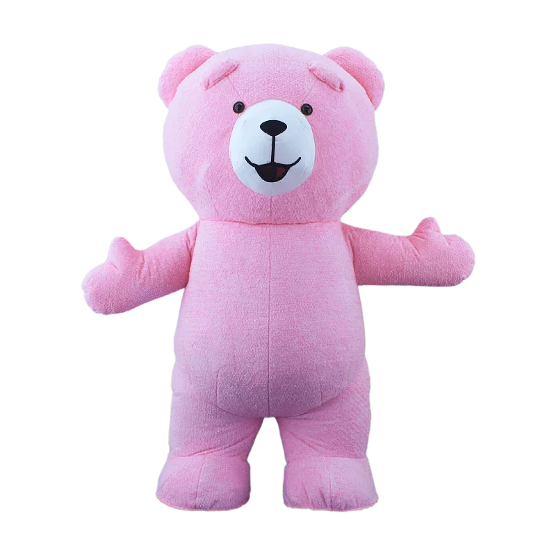 

2023 Inflatable Bear Plush Mascot Costume Cosplay Party Furry Dress Outfits Carnival Halloween Xmas Easter Adult Costume Gifts