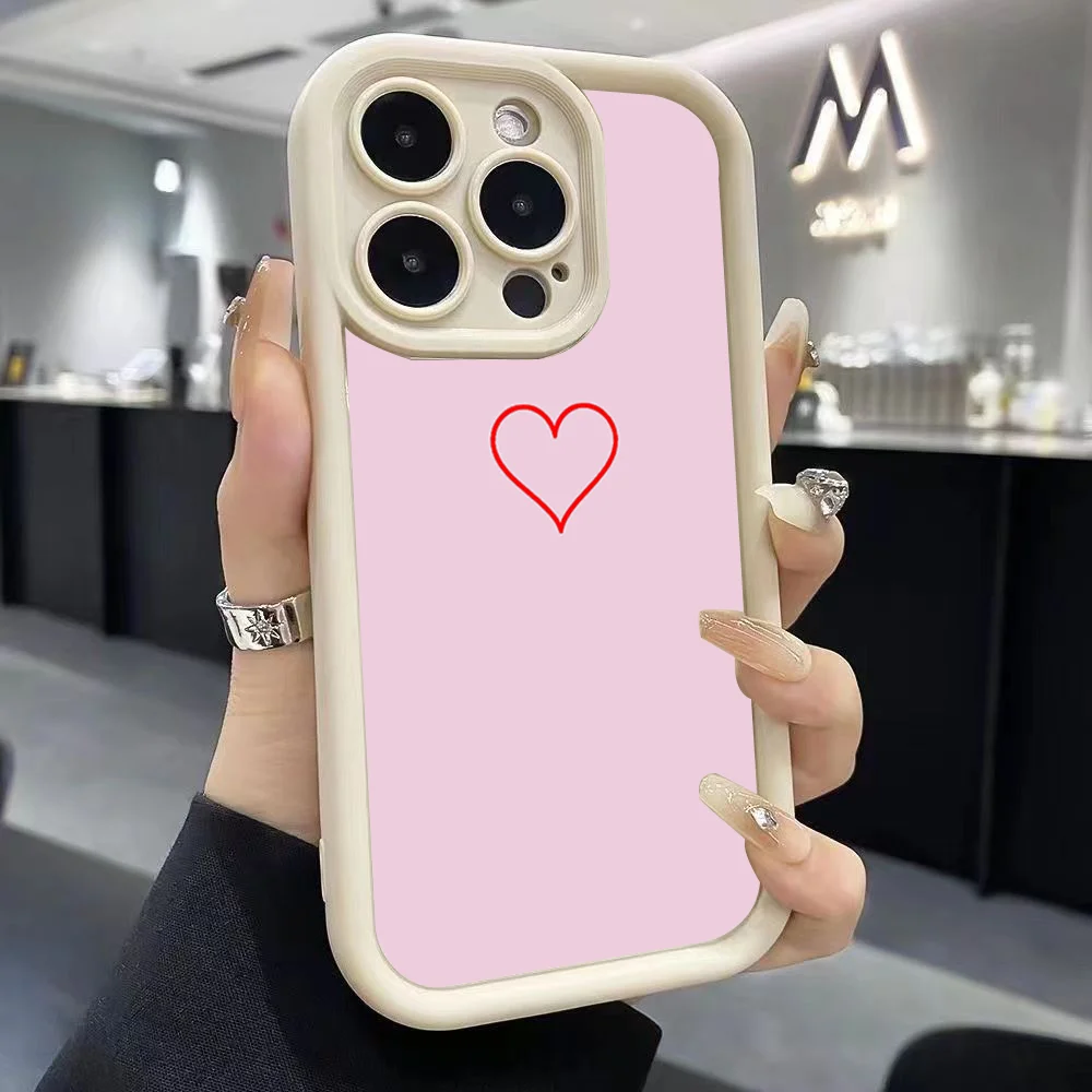 Funny pouting Love for Redmi 12R 13R K70 K60 K50 k40 K30 K20 A1 A2 Plus Pro 5G K50i Case Cover Matte Soft Plain Candy Color image 5