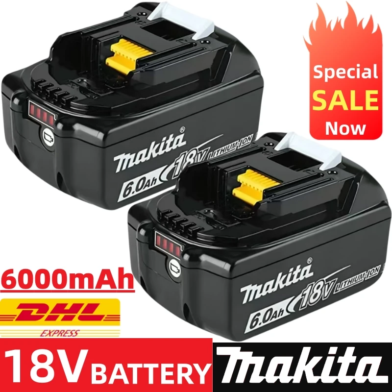 

Makita 18V Battery 6Ah, Compatible with Batterie Makita 18V Tools, Durable & Reliable Performance