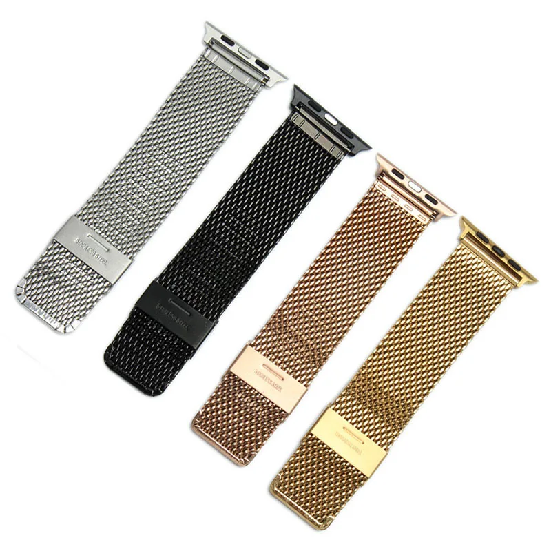 Apple Watch Strap Metal Milanese 3 4 Generation 38mm40mm4 2mm 44mm Stainless Steel Watchband