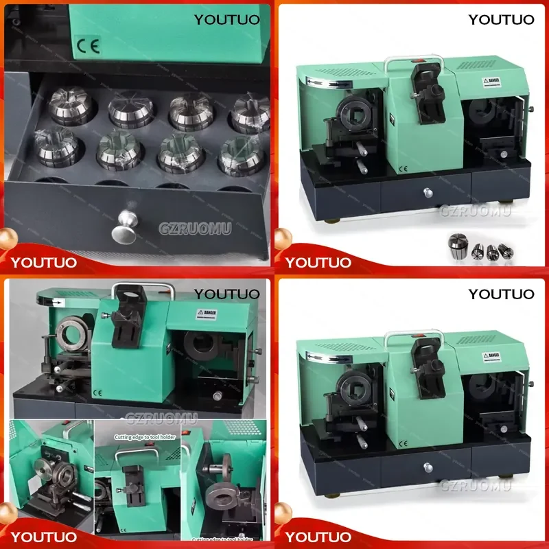 for LG-X8 Alloy End Drill Bit Grinder Electric Sharpener Ball Milling Cutter Grinding Machine 6-20MM Sharpening Tool 220V