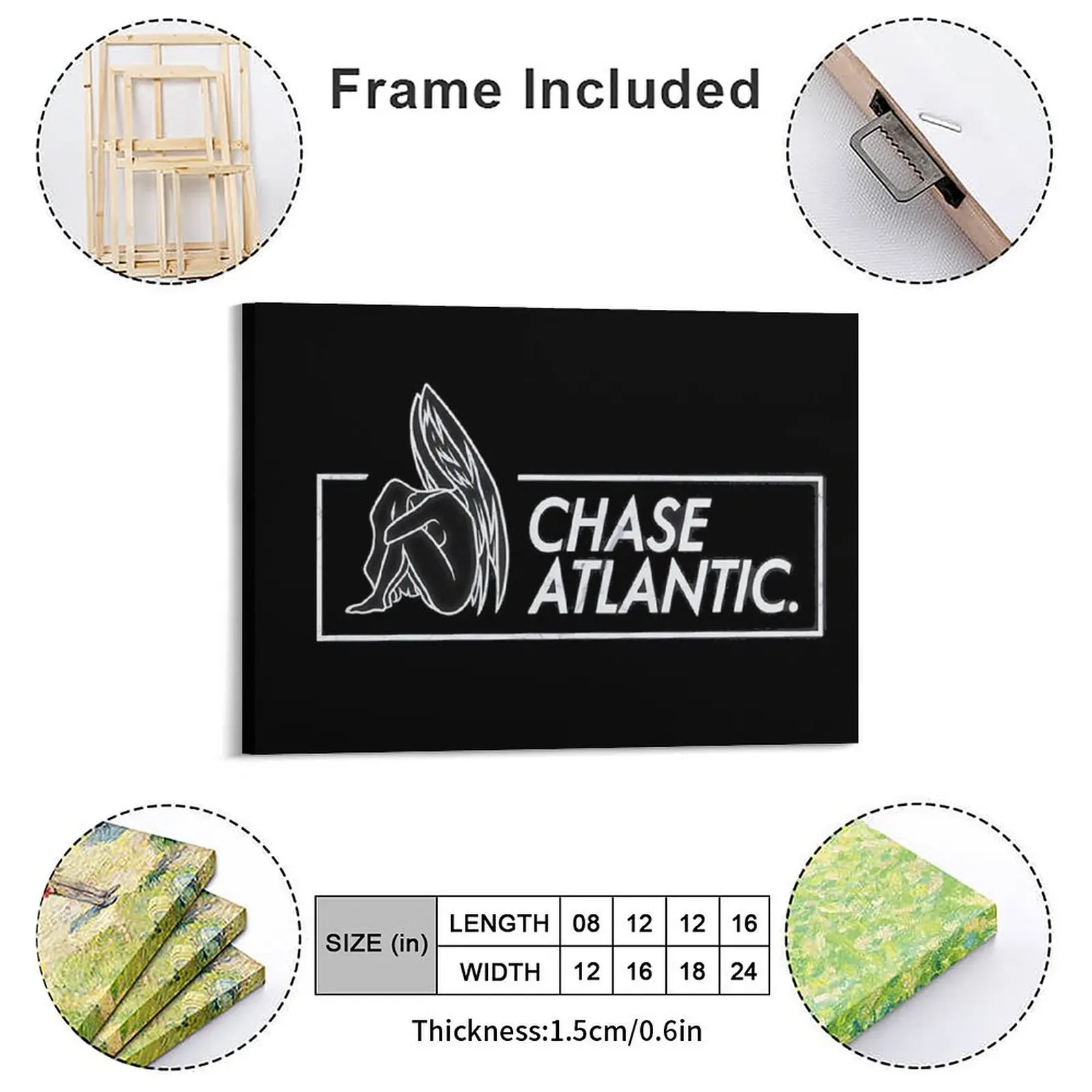 Chase Atlantic Rose  Canvas Painting Create Classic Designing Cave Create Framed Wall Paintings