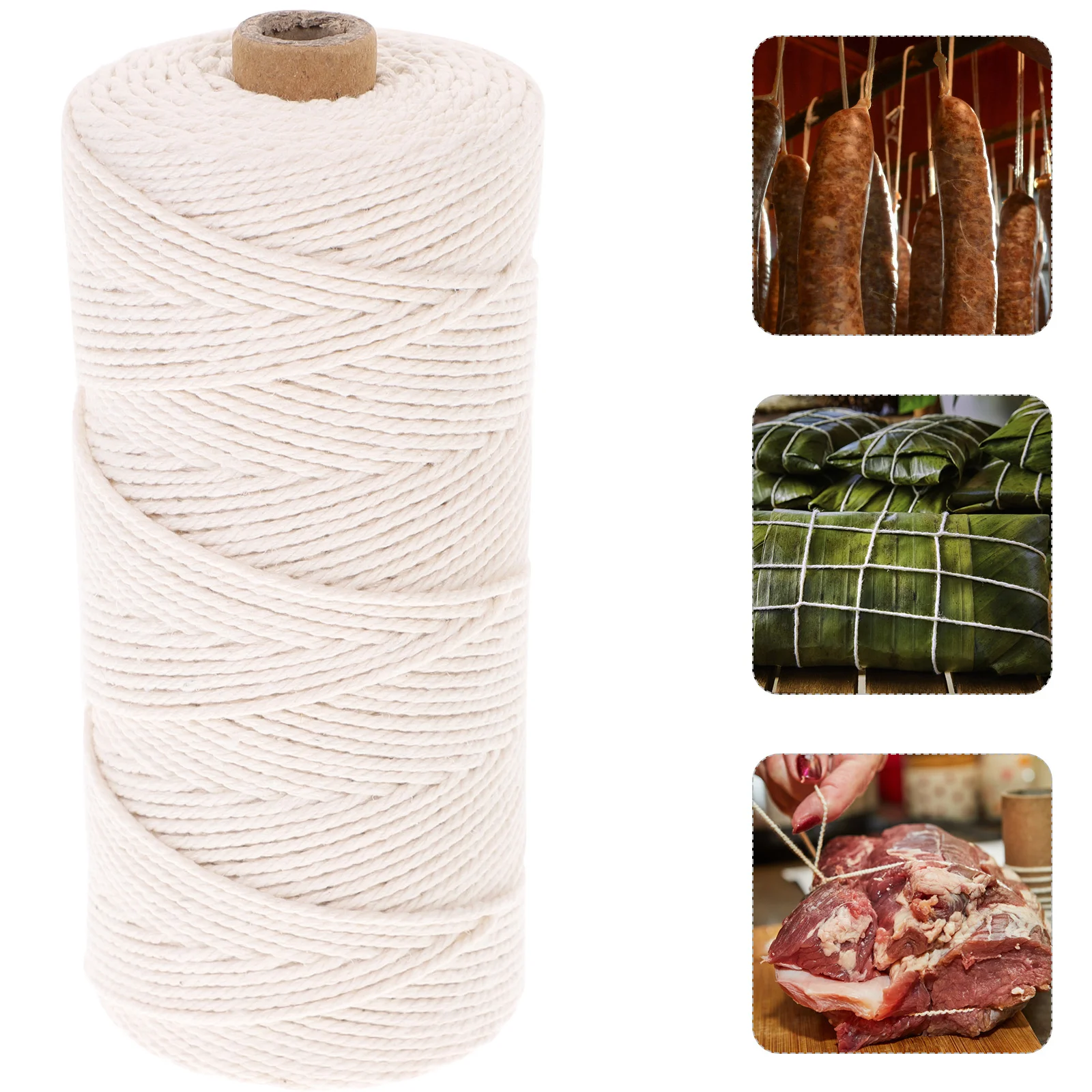 Cotton Rope Food Ropes Sausage Making Cooking Tying Poultry Twines Trussing Weave Meat Kitchen