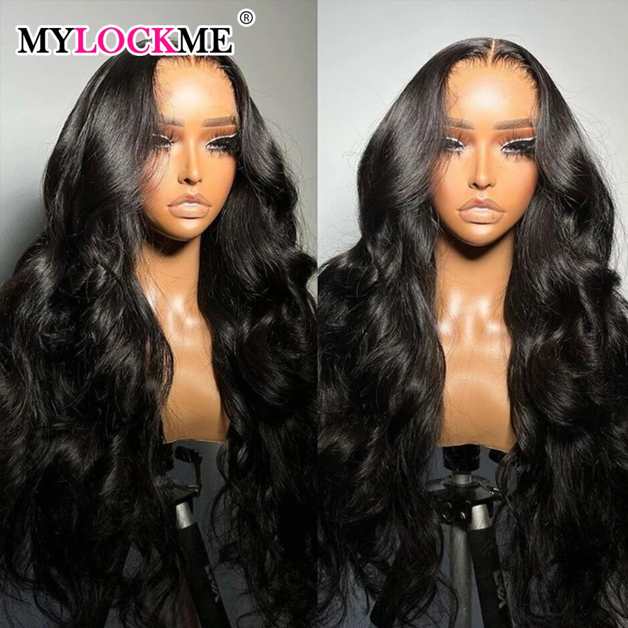 36 38 Inch 13X4 Transparent Body Wave Lace Front Human Hair Wigs For Women Brazilian Human Hair 13x6 Lace Frontal Wig PrePlucked