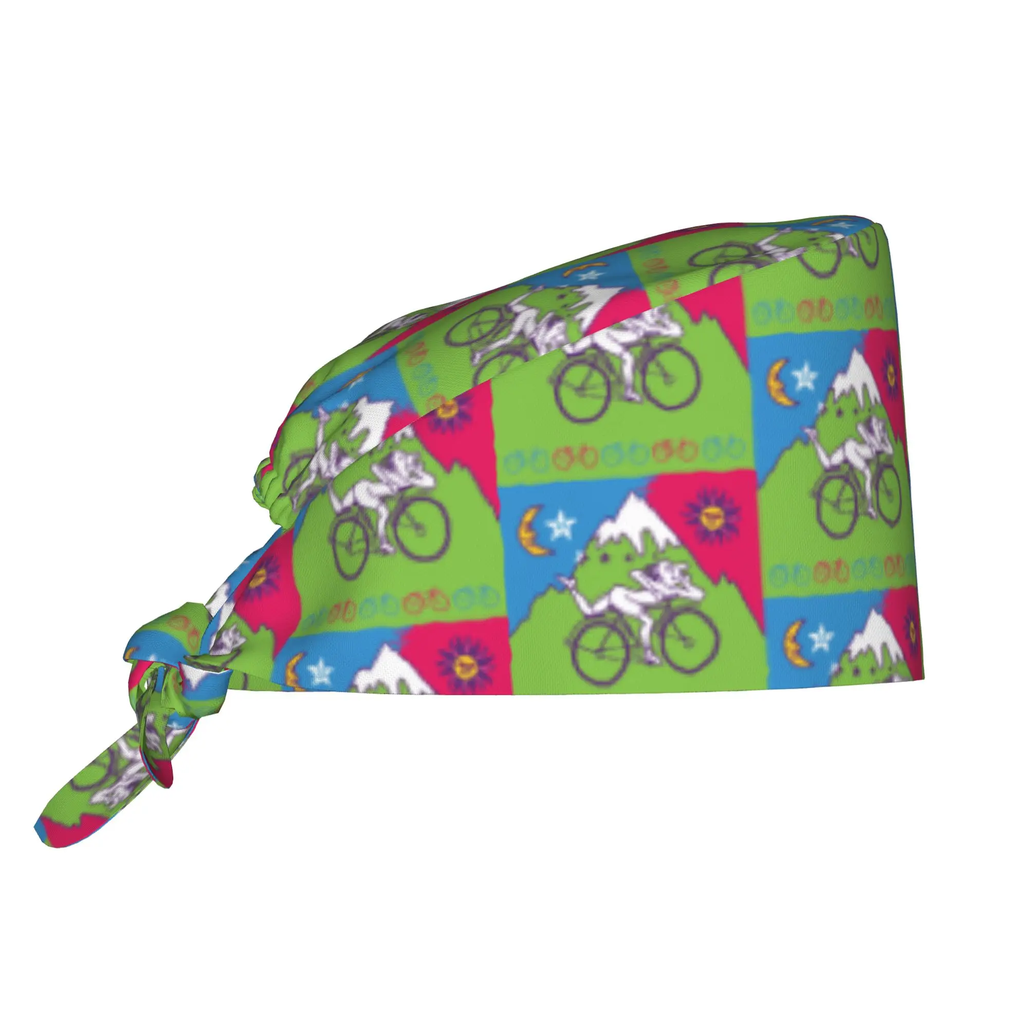 Albert Hofmann LSD Bicycles Day Medical Staff Scrubs Hat Men Women Acid Blotter Party For Chef Hat Scrub Caps