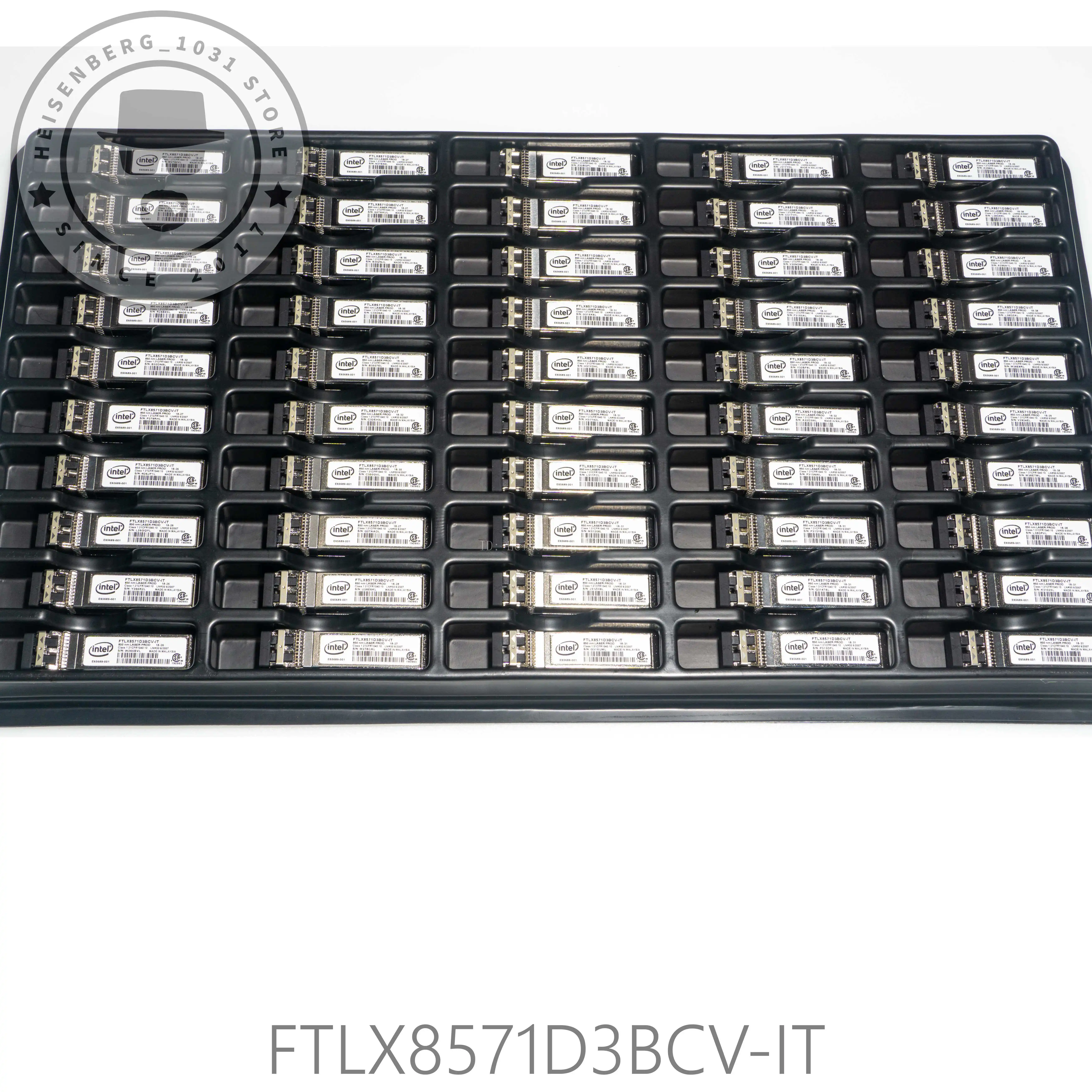 Fit Intel FTLX8571D3BCV-IT 10Pcs 10G SFP+ 850nm Multimode Dual Fiber SR Optical Transceiver Module 300M Ethernet SFP Module