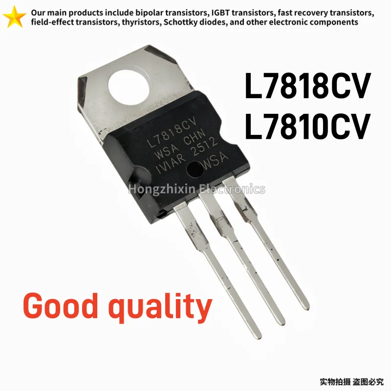 10PCS L7810CV L7818CV TO-220 New 1A 10V 18V 7810 7818 Positive Voltage Regulator Linear Stabilizer IC