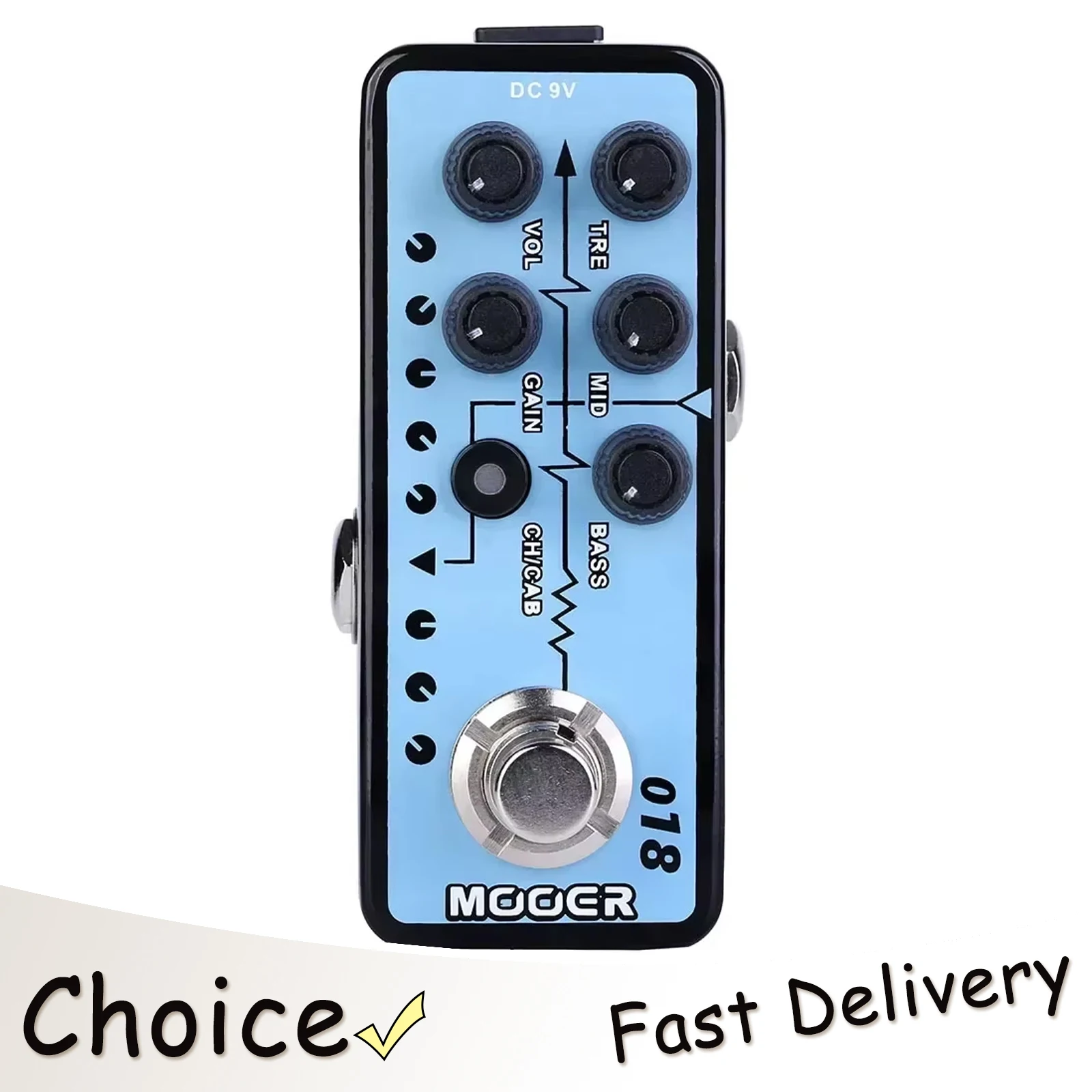 

MOOER 018 Custom 100: Цифровая педаль эффектов для гитары, микро-предусилитель, педалборд, синтезатор, запчасти для электрогитары