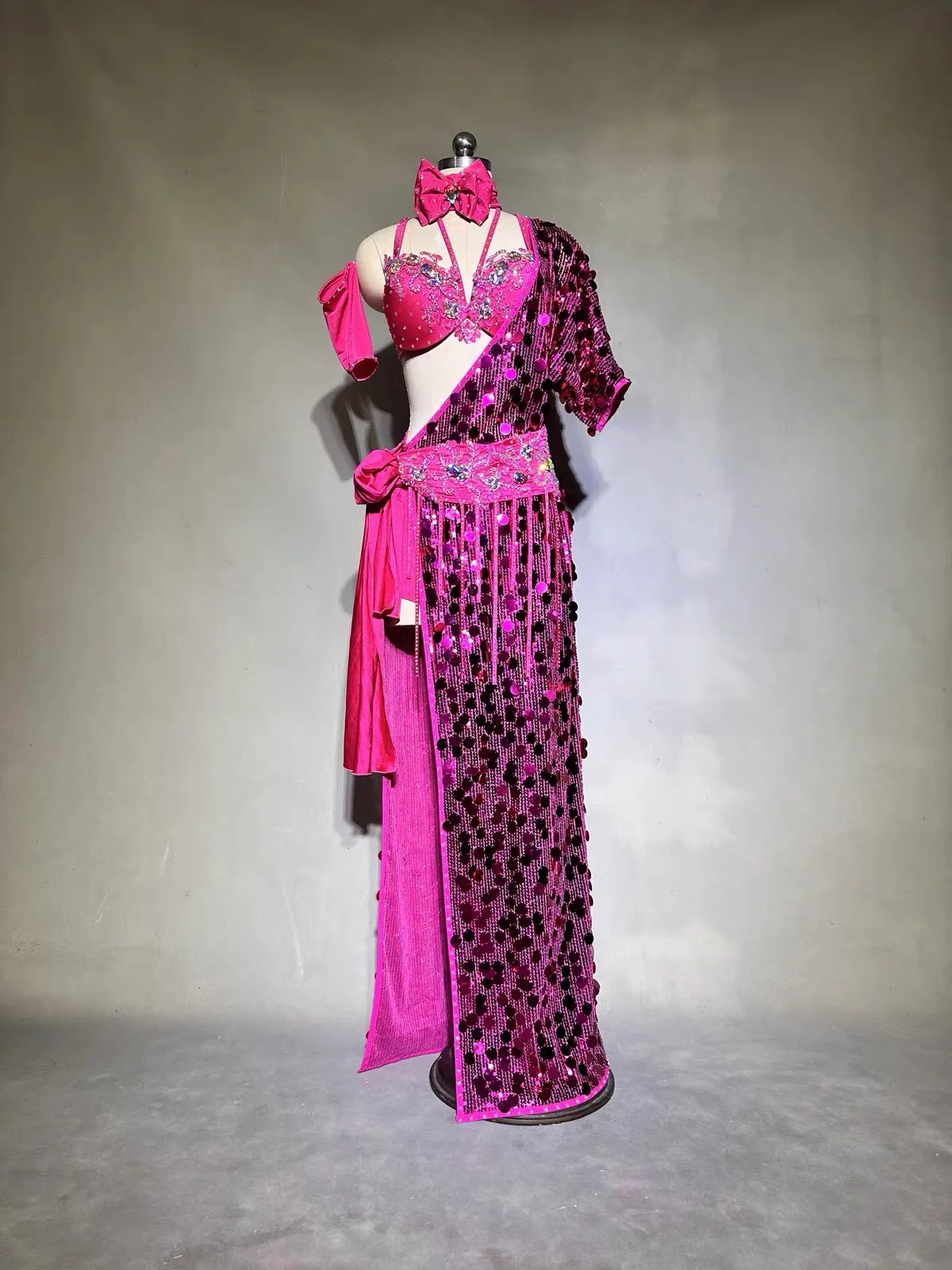 Falda de Danza del Vientre, Top de Danza, Disfraces de Carnaval para Mujer, Ropa Profesional de Danza del Vientre, Trajes Orientales para Niñas, Ropa de Escenario Estilo Gitano 2026