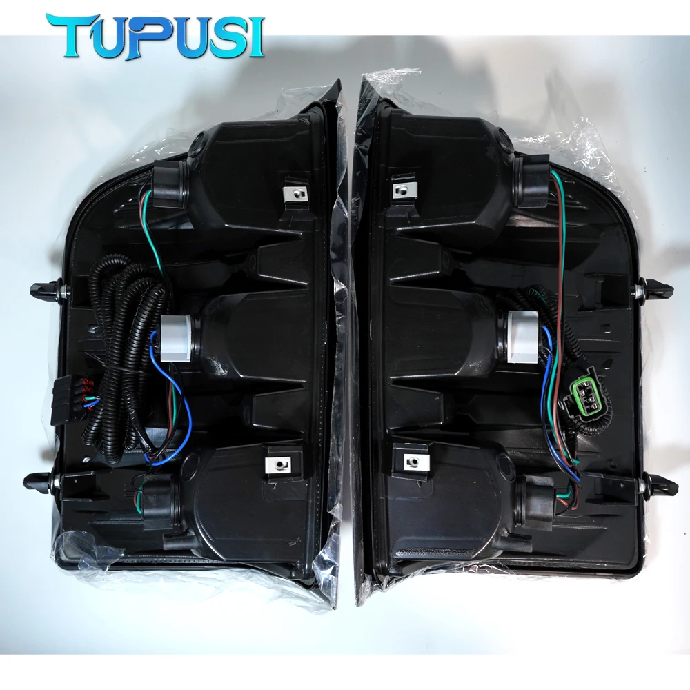 مجموعة المصابيح الخلفية ضوء خلفي لسيارة شيفروليه سيلفرادو 1500 لعام 2007-2010 سيلفرادو 2500 HD LH ملحقات السيارة