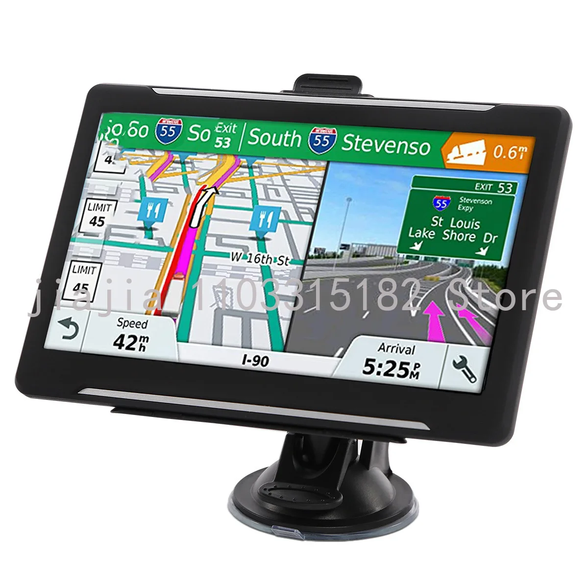 

Portable car GPS navigation device, PND 7-inch capacitor high-definition screen for automobiles