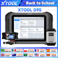Xtool D9S ECU Coding All System Car Diagnostic Tools Bi-Directional OBD2 Key Programming Scanner 42+ Resets CAN FD DoIP Topology