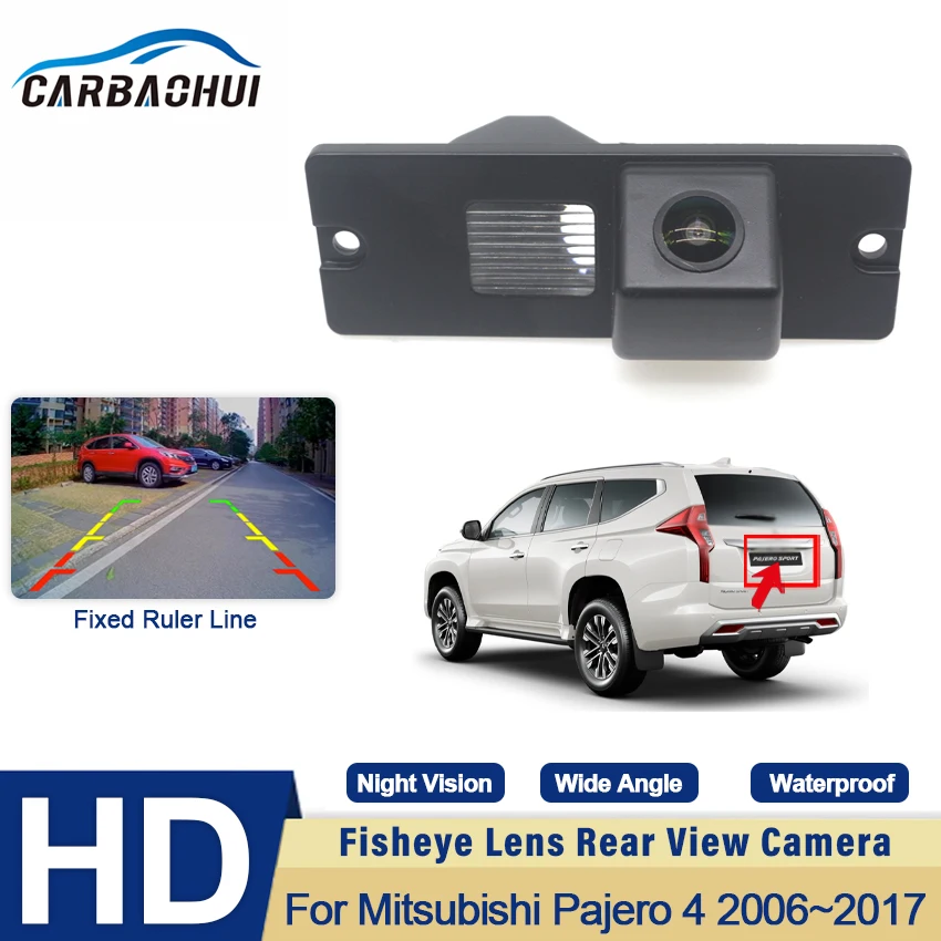 

Car Rear View Reverse Backup Camera For Mitsubishi Pajero 4 2006~2013 2014 2015 2016 2017 For Parking Full HD CCD Night Vision