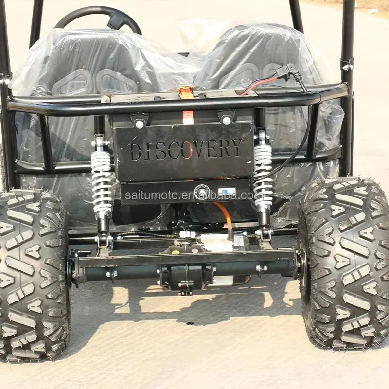 

Good Quality Electric Go Kart Double Seats 1000W Power Motor Factory Wholesale Kids Adult 4-wheel Buggy