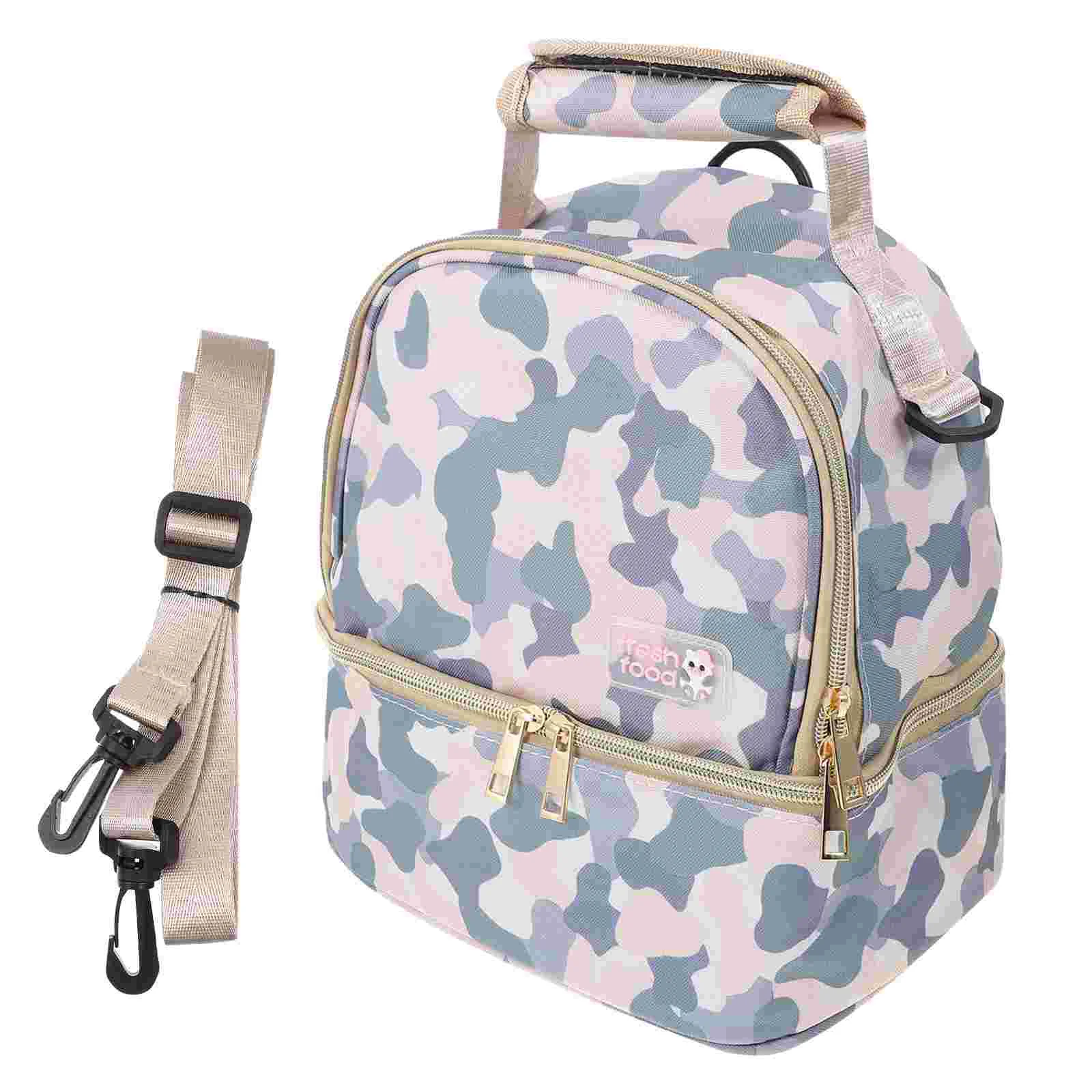 Insulated Lunch Milk Bag Double Layer Bottle Baby Insulation Fresh Keeping Cooler Outdoor Mother Breastfeeding Backpack