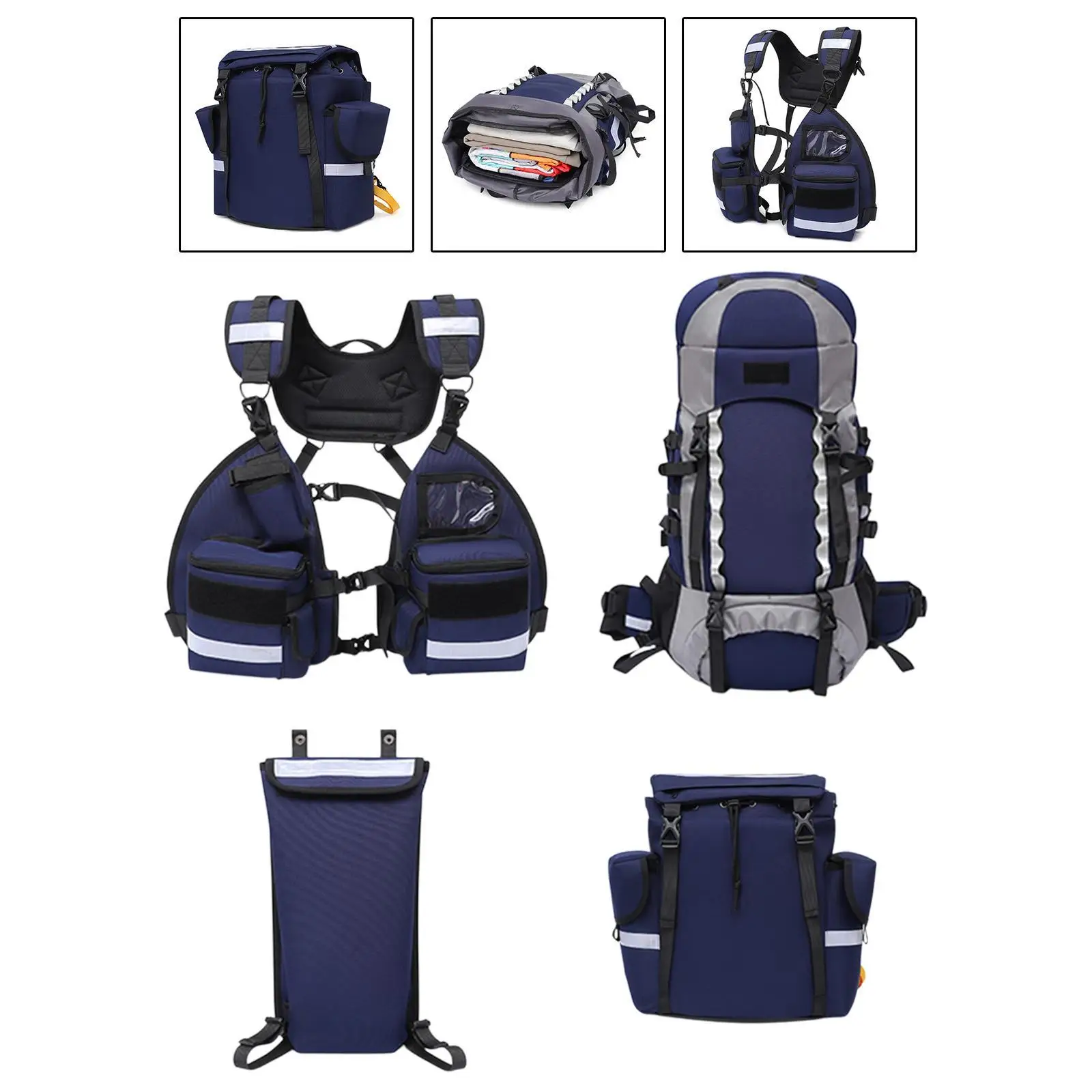 

First Responder Bag Emergency Medical Backpack for Home Trekking Travel
