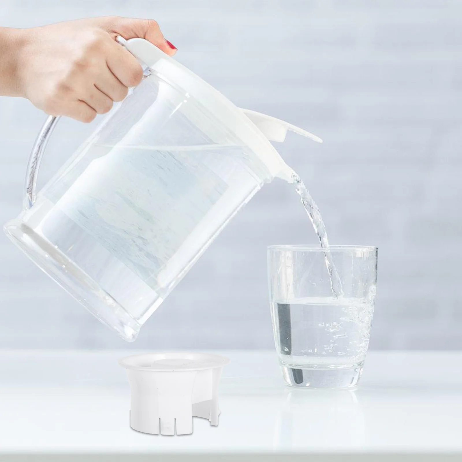 

2Pcs Water Pitcher Lid Simple Design Smooth Surface Wearresistant Jug Supplies Water Pitcher Lid Replacement Jug Supplies