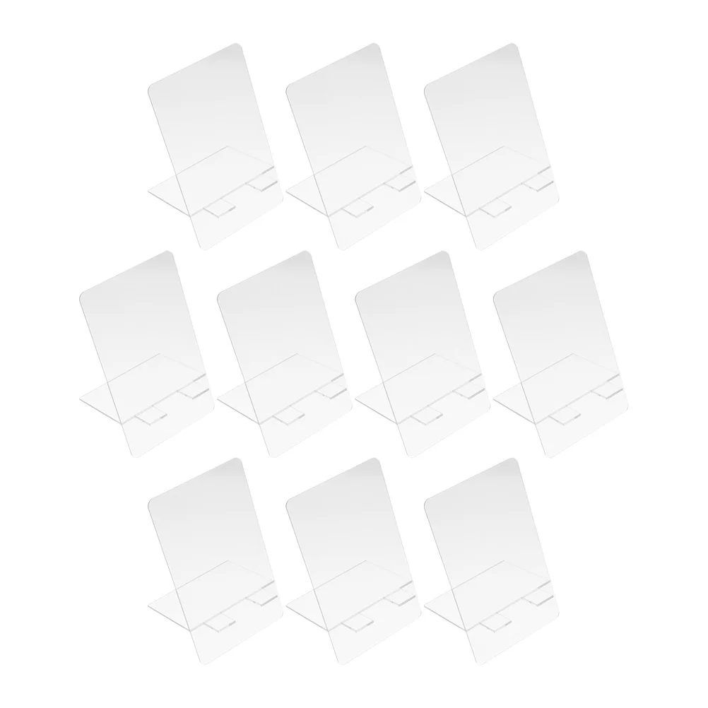 10 قطعة لوحة مذكرة أكريليك لسطح المكتب متعددة الوظائف قابلة للمسح لوحة كتابة لطلاب المكاتب المنزلية مستلزمات المكاتب