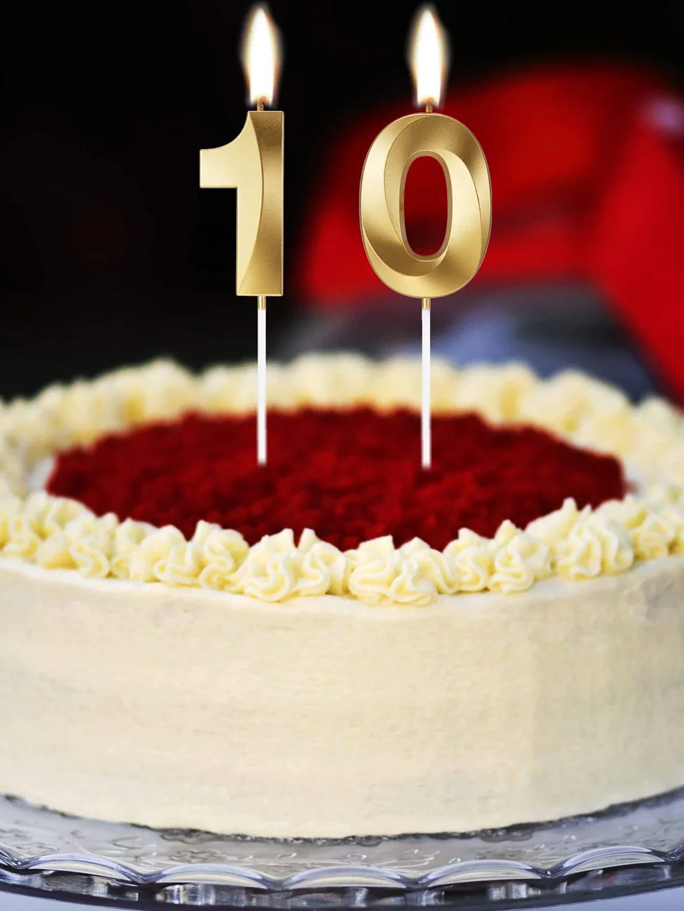 1pc-Geburtstagskerzen, digitale Kuchen kerzen, funkelnde Kuchen dekorationen für Partys, Hochzeiten und Geburtstags dekorationen