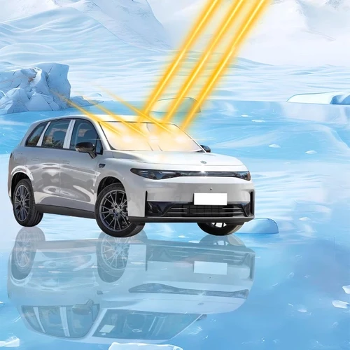 Imagen 2 del producto 1 Uds. Para Leapmotor C10 2024 2025 2026 cubierta parasol para parabrisas de coche protección Anti UV accesorios plegables y fáciles de almacenar