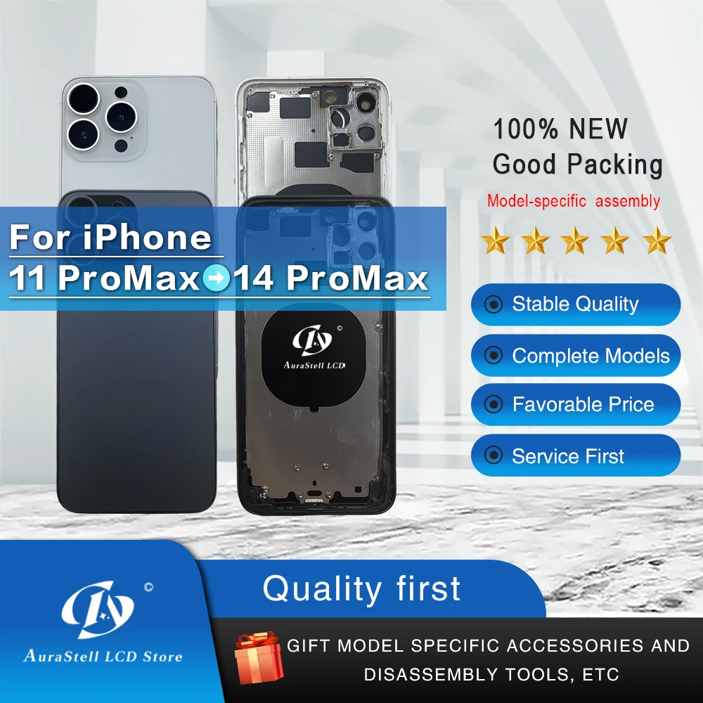diy-toggle-type-replacement-for-iphone-11-promax-to-14-promax-rear-back-glass-battery-cover-housing-middle-frame-sim-tray-lcd