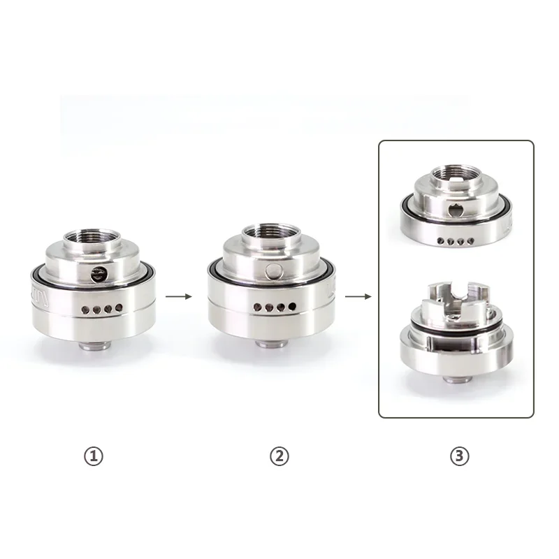 YFTK VWM Intensa RTA Tank 316SS 5.2ml 22mm PCTG Ecig 10 Vape Vaper Vaporizesrs atomizer tank for coils & atomizers - gallery image 3