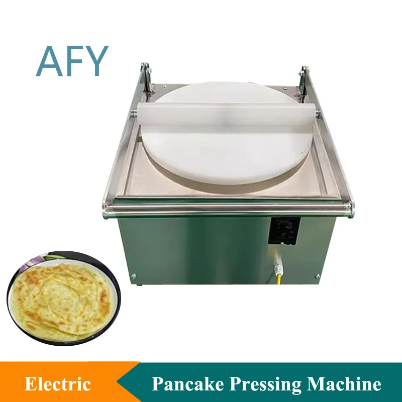 Automatic Pizza Dough Flattening Machine for Pancake Pressing Rolling Machine Flatbread Dough Rolling Machine for Easy Use