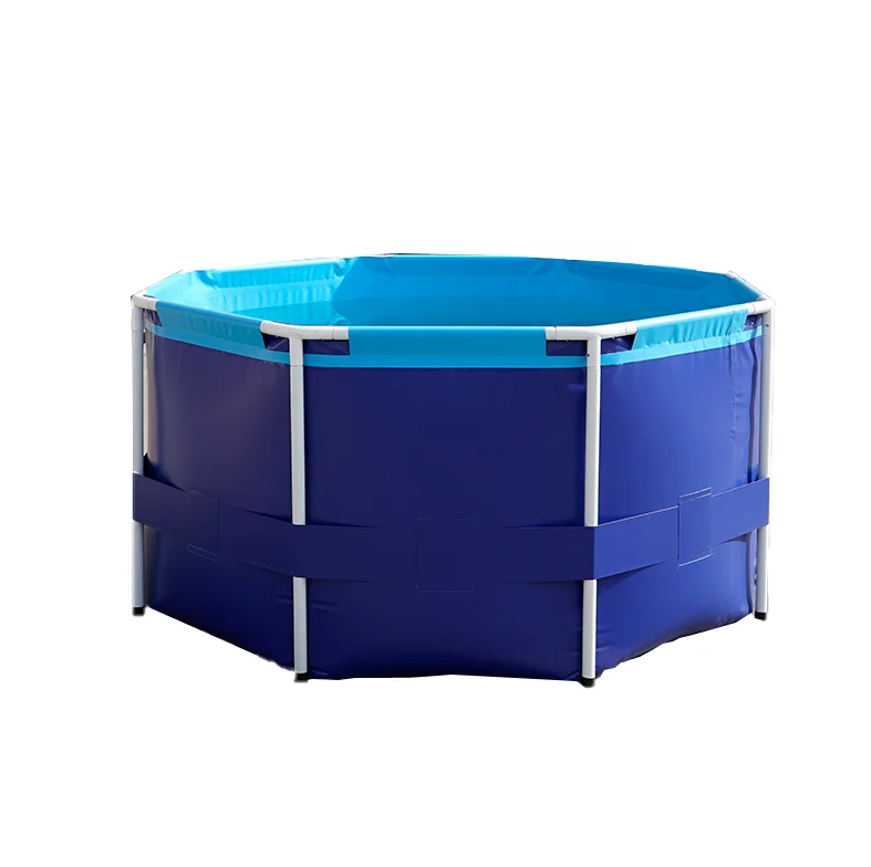 

3000L Plastic Bracket Circular Canvas Pool Made of PVC Can Be Used for Aquaculture and Irrigation Water Storage