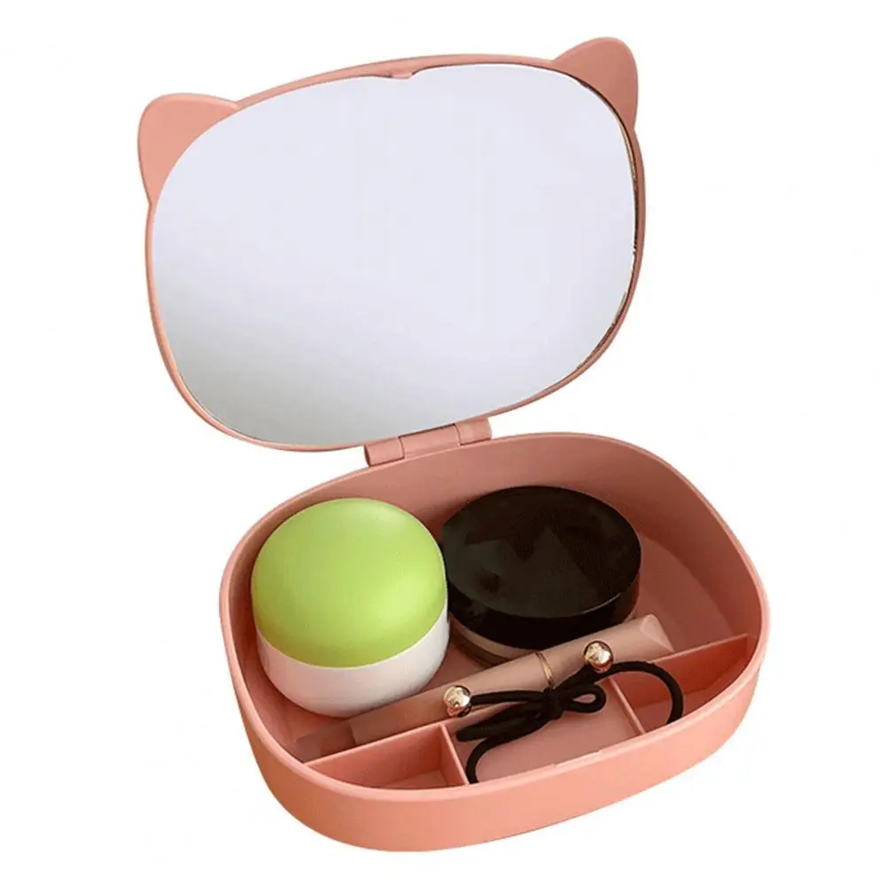 

Convenient Practical Foldable Design Desktop Makeup Mirror Delicate Desktop Makeup Mirror Integrated Dormitory Accessory