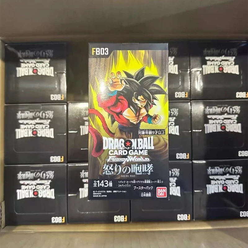 

Original Bandai DRAGON BALL Card Genuine Box Japanese Version FB01/02/03 Anime Collection TCG Table Battle Cards Children Gifts