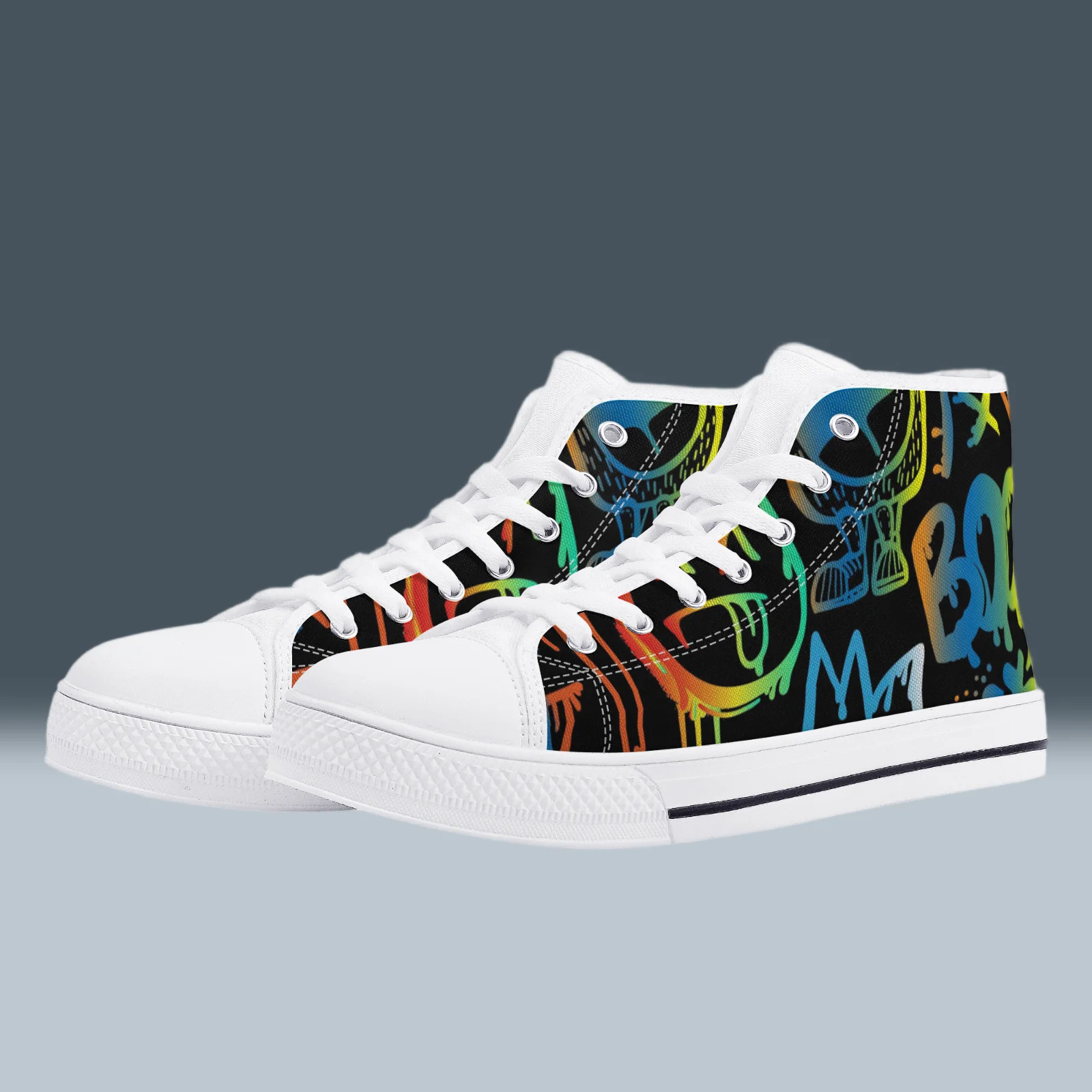 

Classic high top canvas shoes vulcanized shoes man shoes high neck sneakers for autumn sneakers for boy women's summer spadrille