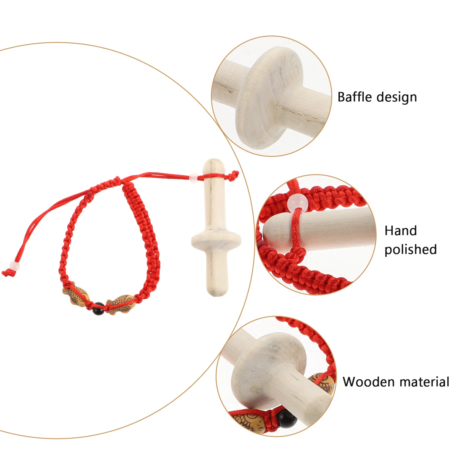 1 قطعة عصا التسنين للأطفال من الدرجة الغذائية حلقة آمنة قابلة للمضغ للاستكشاف الحسي لعبة التسنين باللونين الأحمر والأبيض