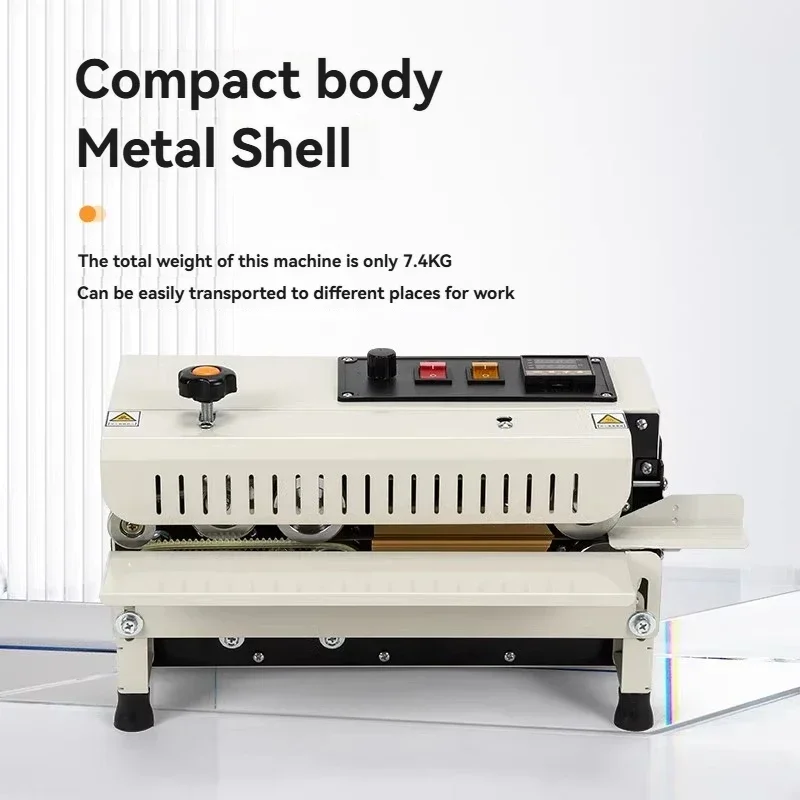 Automatic Continuous Food Sealing Machine Commercial Small Packager for Tea Bags Coffee Mooncakes Snacks Nuts Biscuits Packaging