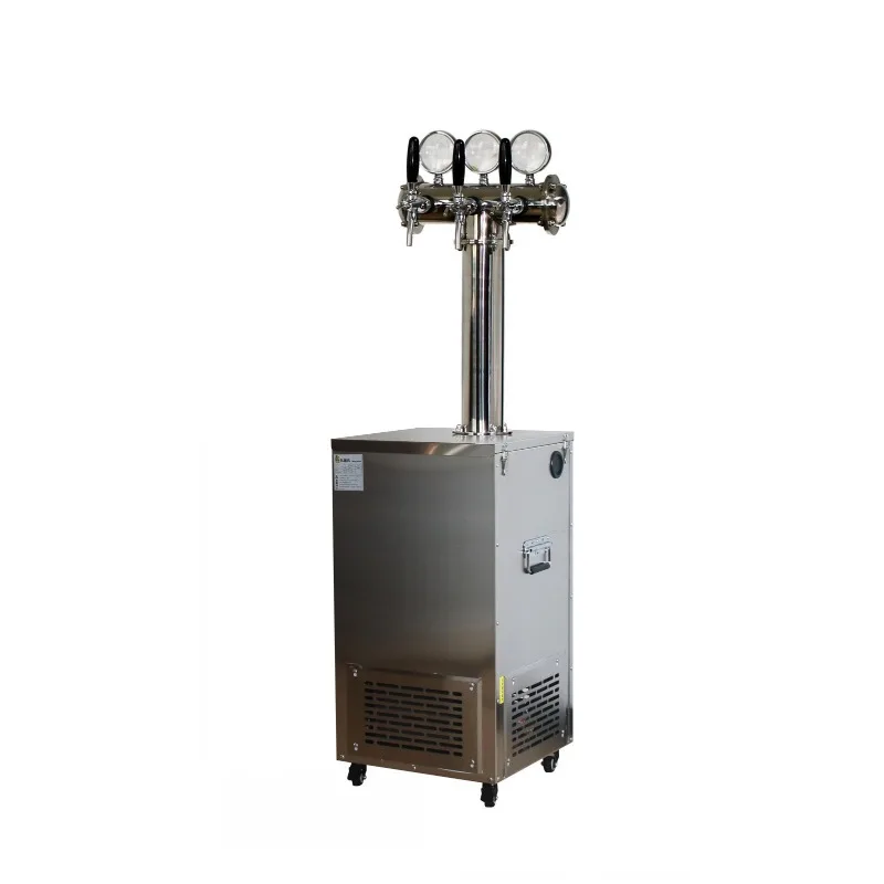 Water-cooled draft beer machine wine head with lamp wine column refrigeration equipment large refrigeration
