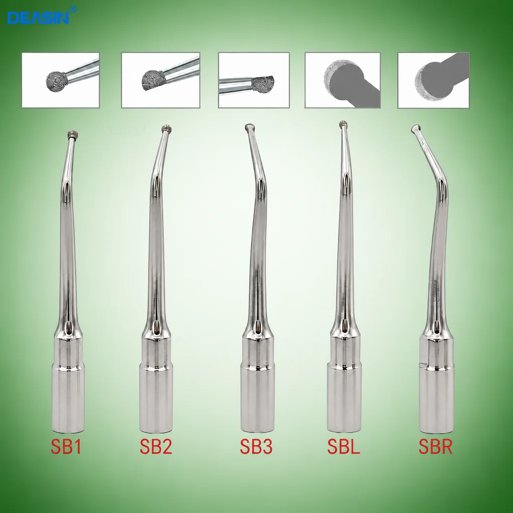 For Woodpecker Scaler Tips For Cavity Preparation Fit EMS Mectron Ultrasonic Scaler Handpiece SB Dentistry Material