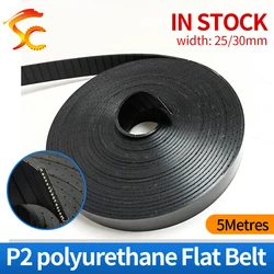 5Meters P2 Flat Belt Width 25mm 30mm Thickness 2mm  P2 Belt Polyurethane with Steel core for Fitness Equipment