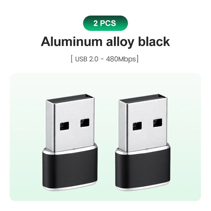 USB naar USB C-adapter voor iPhone 17 USB C Female naar USB Male Autolader Adapter Type C Converter voor Apple 16 voor Samsung Galaxy