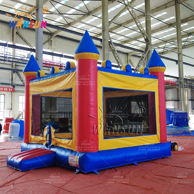 

WINSUN Inflatable Bounce House Bouncy Castle With Air Blower Bouncy House for Kids Party Play House Jumping Castle With Carry Ba