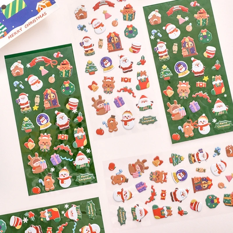 R1WD Puffier Sticker for Kids Design Sticker for Boys Girls, Reusable Tiny Sticker