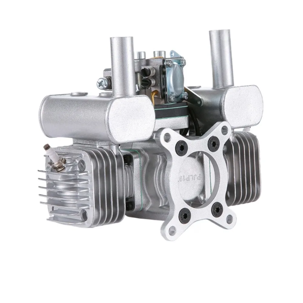 20cc Twin Cylinder Engine Model Aircraft Two Stroke CDI Electronic Ignition Remote Controlled Fixed Wing Aircraft Stinger Engine