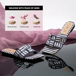 Flat Shoes Classic Luxury Design Women's Slippers Casual Luxury Brand Fashionable Women's Slippers